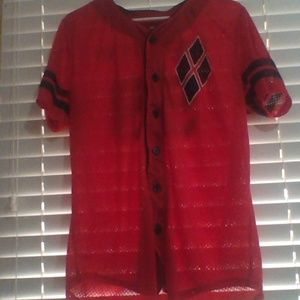 Harley Quinn Mesh Top